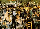 Pierre Auguste Renoir La Moulin de la Galette painting